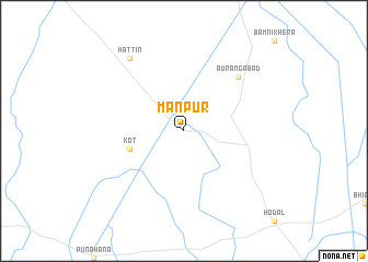 map of Mānpur