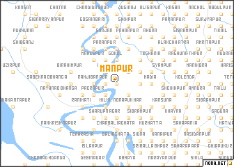 map of Mānpur