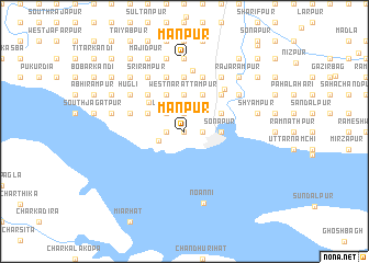 map of Mānpur