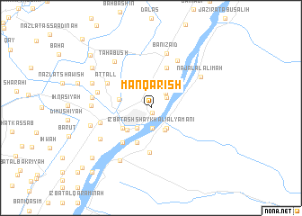 map of Manqarīsh