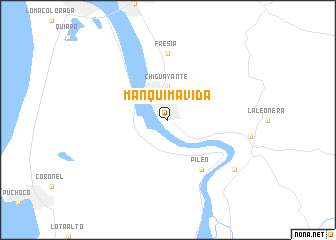 map of Manquimávida