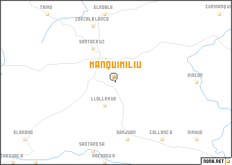 map of Manquimiliú