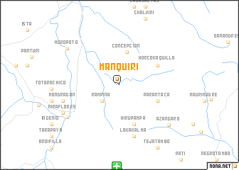 map of Manquiri