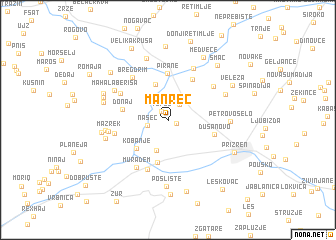 map of Manrec