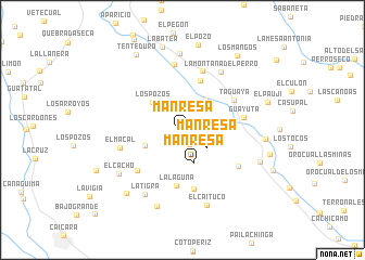 map of Manresa