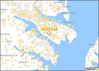 map of Manresa