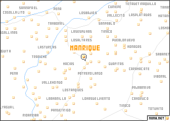 map of Manrique