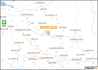 map of Manrique