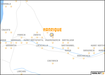 map of Manrique