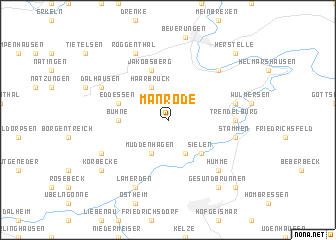 map of Manrode