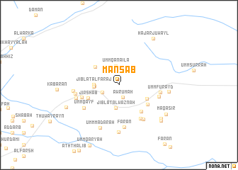 map of Manşab