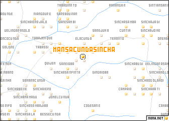 map of Mansacunda Sinchã