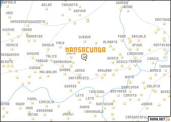 map of Mansacunda