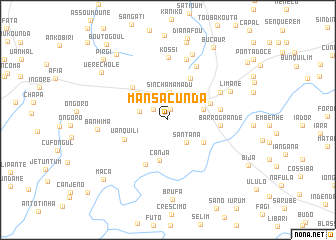 map of Mansacunda