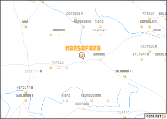 map of Mansafara