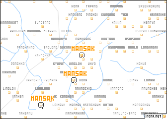 map of Mān Sak