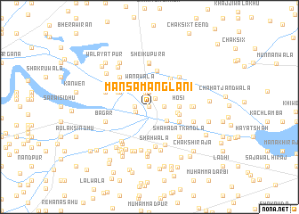 map of Mansa Manglāni