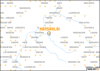 map of Mān Samlai