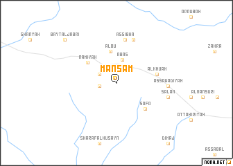 map of Mansam