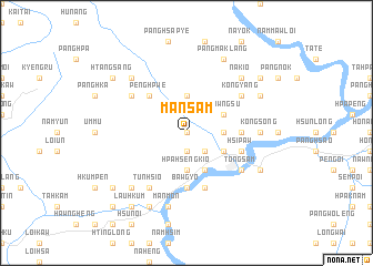 map of Mānsām