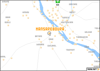 map of Mansaré Boura