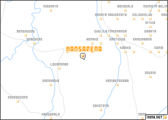 map of Mansaréna