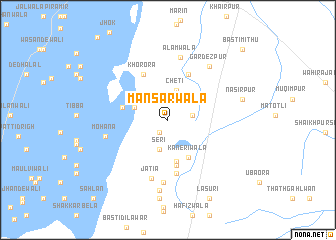 map of Mansarwāla