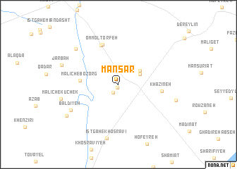 map of Man Sar