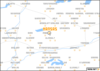 map of Mansås