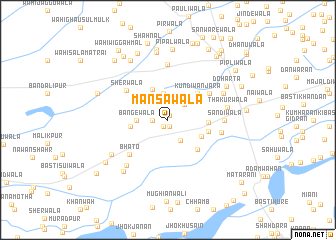 map of Mansāwāla