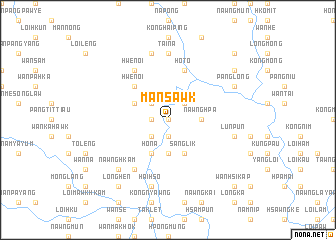 map of Mān-sawk