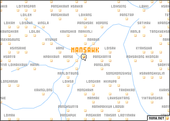 map of Mān Sawk