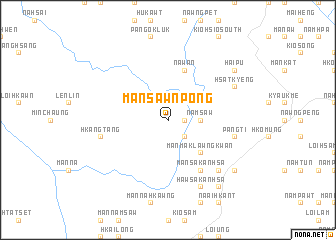 map of Mansawnpōng