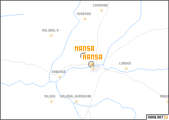 map of Mansa
