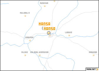 map of Mansa