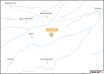 map of Mānsa