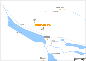 map of Månsberg