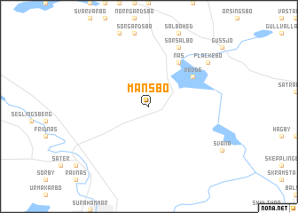 map of Månsbo