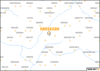 map of Mān Se-kam