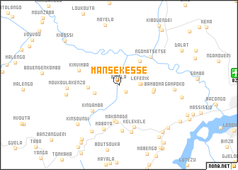 map of Mansékessé