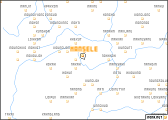 map of Mān Se-le