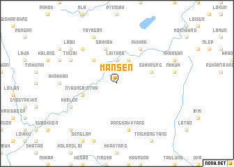 map of Mansen