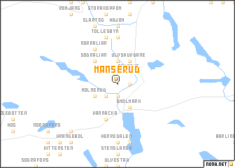 map of Månserud