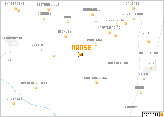 map of Manse