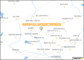 map of Mansfield Four Corners