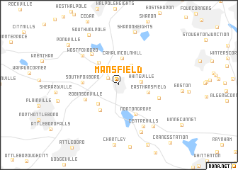 map of Mansfield