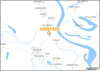 map of Mansford