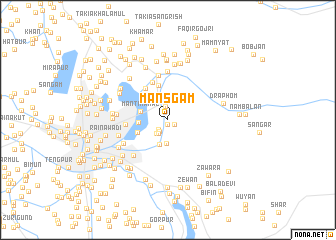 map of Mansgām