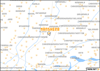 map of Manshera