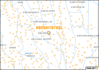 map of Manshīyat ‘Aql